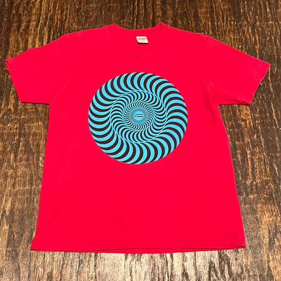 Supreme Other - Supreme Spitfire Classic Swirl T-Shirt red